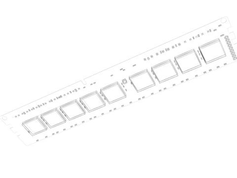 DDR4 SDRAM Memory Module 3D Model