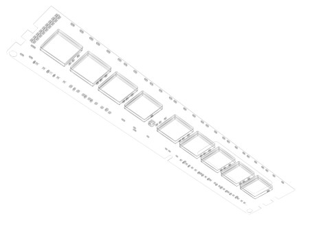 DDR4 SDRAM Memory Module 3D Модель