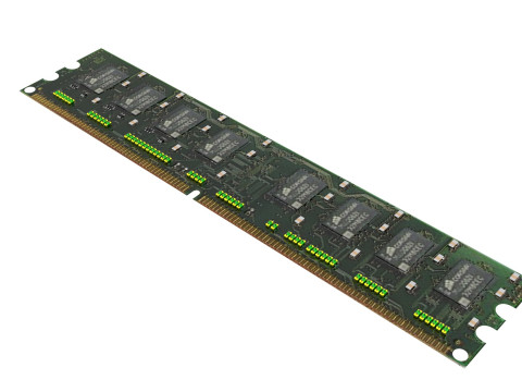DDR4 SDRAM Memory Module 3Dモデル