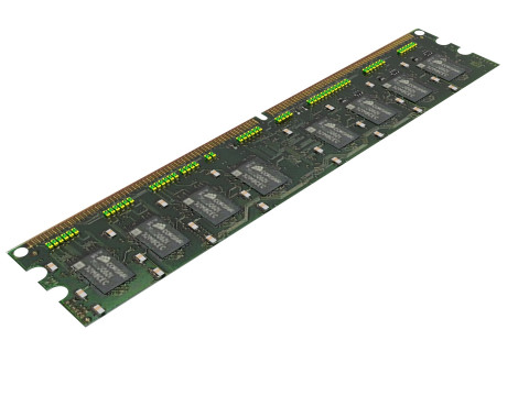 DDR4 SDRAM Memory Module 3Dモデル