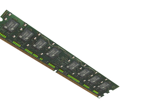 DDR4 SDRAM Memory Module 3Dモデル