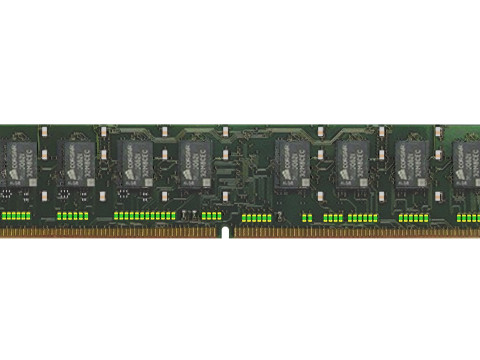 DDR4 SDRAM Memory Module 3Dモデル