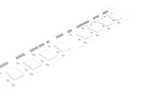 DDR4 SDRAM Memory Module 3Dモデル
