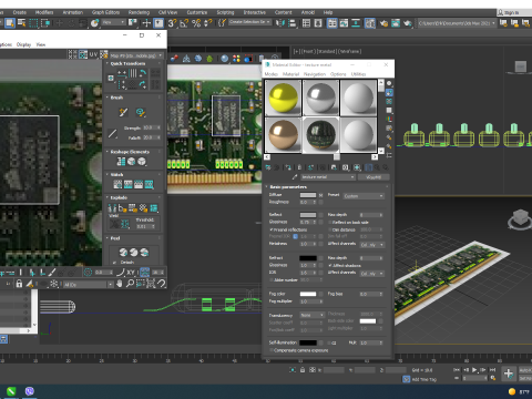 DDR4 SDRAM Memory Module 3Dモデル
