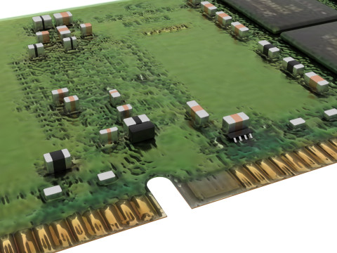 DDR4 SDRAM Memory Module Modèle 3D