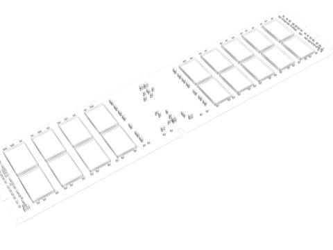 DDR4 SDRAM Memory Module 3D Model