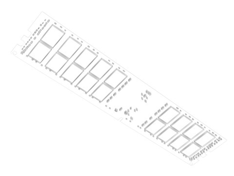 DDR4 SDRAM Memory Module Modèle 3D