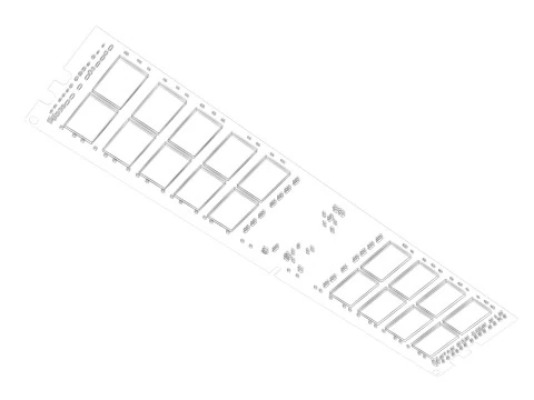 DDR4 SDRAM Memory Module 3D Model