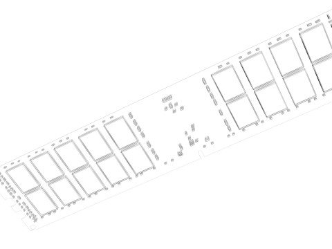 DDR4 SDRAM Memory Module Modèle 3D