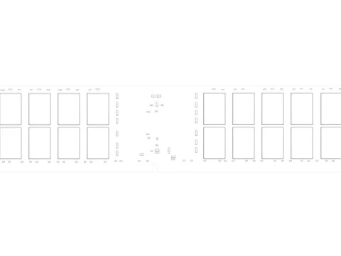 DDR4 SDRAM Memory Module 3D Model