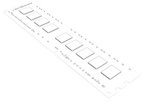 DDR4 SDRAM 메모리 모듈 3D 모델