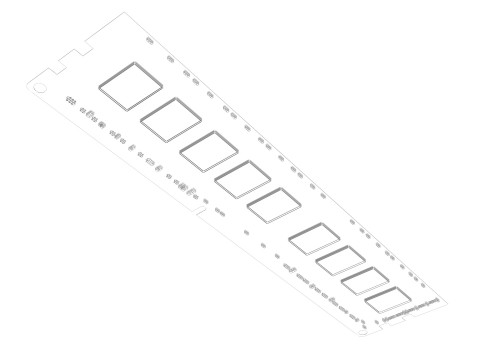 DDR4 SDRAM Memory Module Modèle 3D