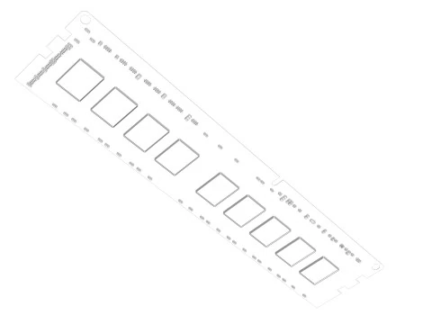DDR4 SDRAM 메모리 모듈 3D 모델