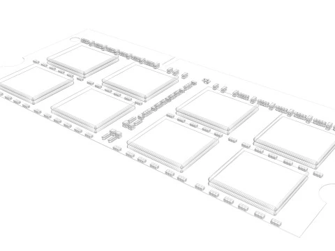 RAM SO-DIMM 3D Model
