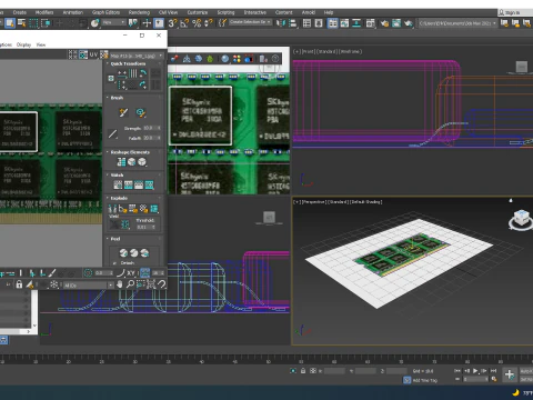 RAM SO-DIMM 3D Model