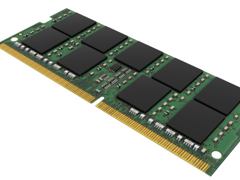 RAM SO-DIMM Modelo 3D