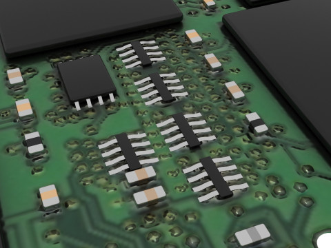 RAM SO-DIMM Modelo 3D