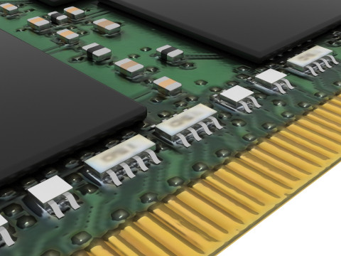 RAM SO-DIMM Modelo 3D