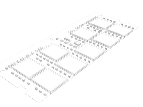 RAM SO-DIMM 3D Model