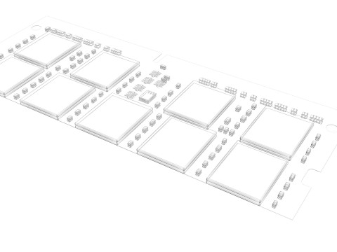 RAM SO-DIMM Modelo 3D