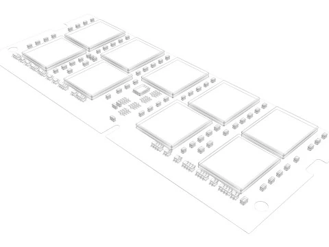 RAM SO-DIMM 3D Model