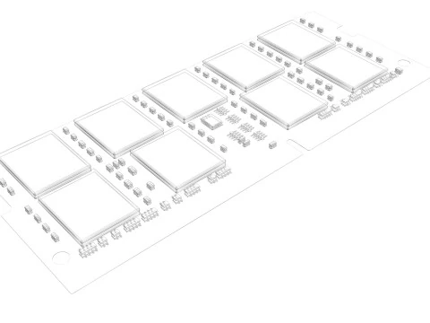 RAM SO-DIMM 3D Model
