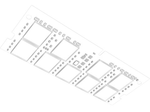 RAM SO-DIMM Modelo 3D