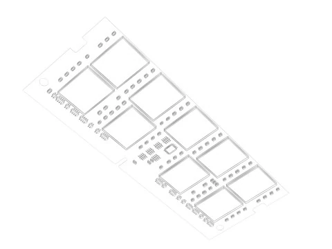 RAM SO-DIMM 3D Model