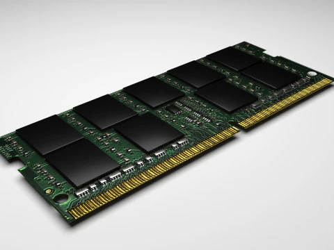 RAM SO-DIMM 3D Model