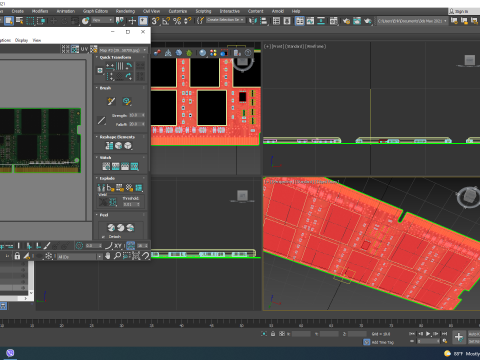 RAM SO-DIMM Modelo 3D