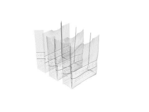 Paper Bags Set 3D Model