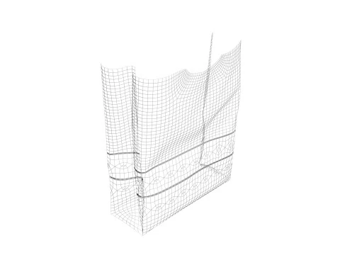 Paper Bags Set 3D Model