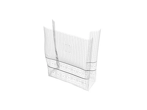 Paper Bags Set 3D Model