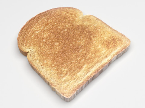 Toast 3D-Modell