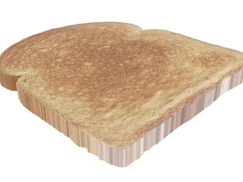 Toast Modello 3D