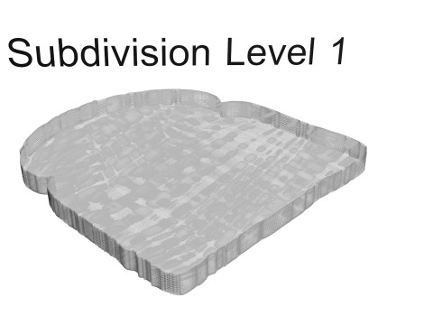 Toast Modello 3D