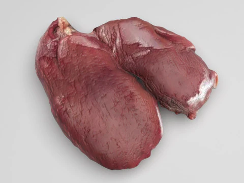 Chicken Liver 3D Model