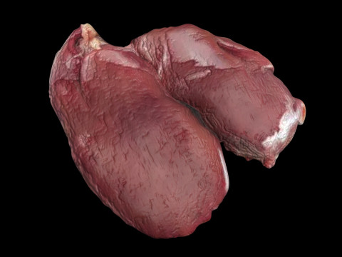 Chicken Liver 3D Modell