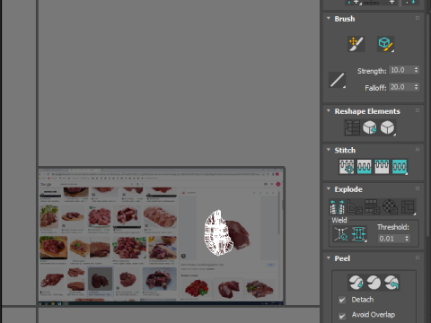 Chicken Liver 3D Modell