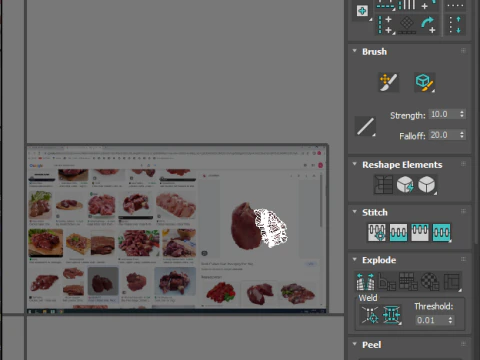 Chicken Liver 3D Model