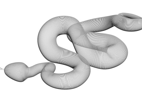 Viper Snake Modèle 3D