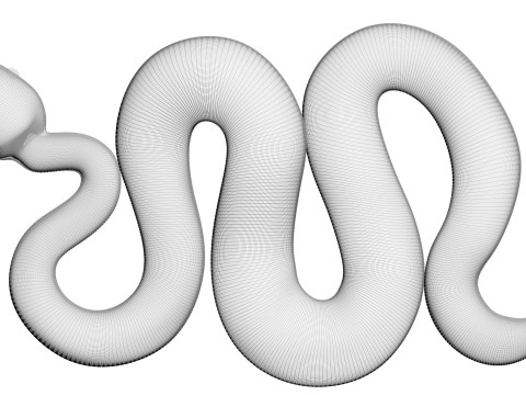 Viper Snake Modèle 3D