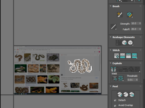 Viper Snake Modèle 3D