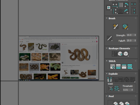 Viper Snake Modèle 3D