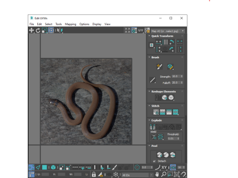 Crowned Snake Model 3D