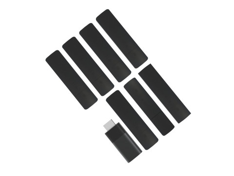 Xiaomi TV Box Remote Controls Set 3D Model
