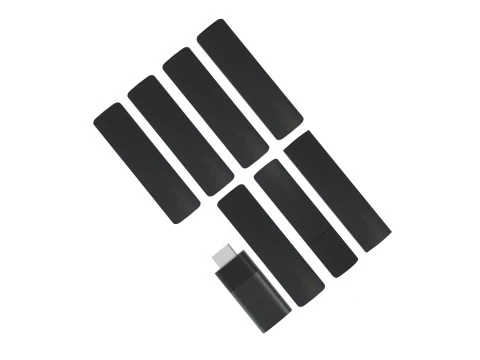 Xiaomi TV Box Remote Controls Set 3D Model
