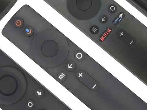 Xiaomi TV Box Remote Controls Set 3D Model