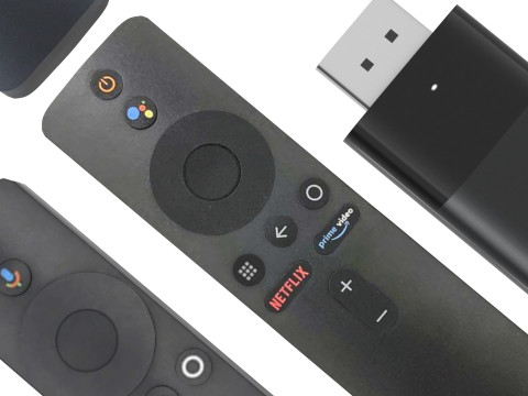 Xiaomi TV Box Remote Controls Set 3D Model