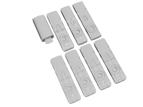 Xiaomi TV Box Remote Controls Set 3D Model